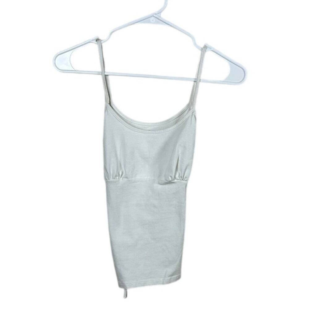 Brandy Melville John Galt White Lace Up Back Tank one size